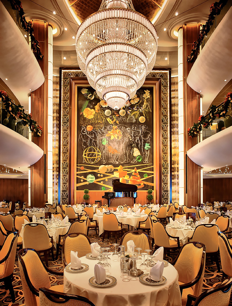 Cruise-Ship-Royal-Caribbean-Restaurant-Piano