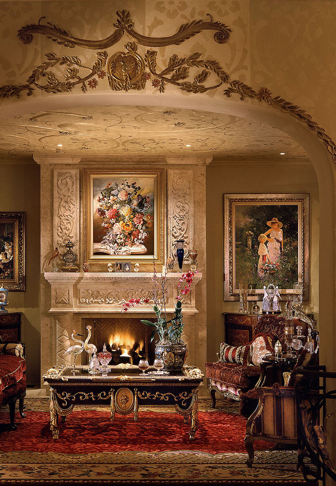 Interior-Photography-Classical-Fireplace