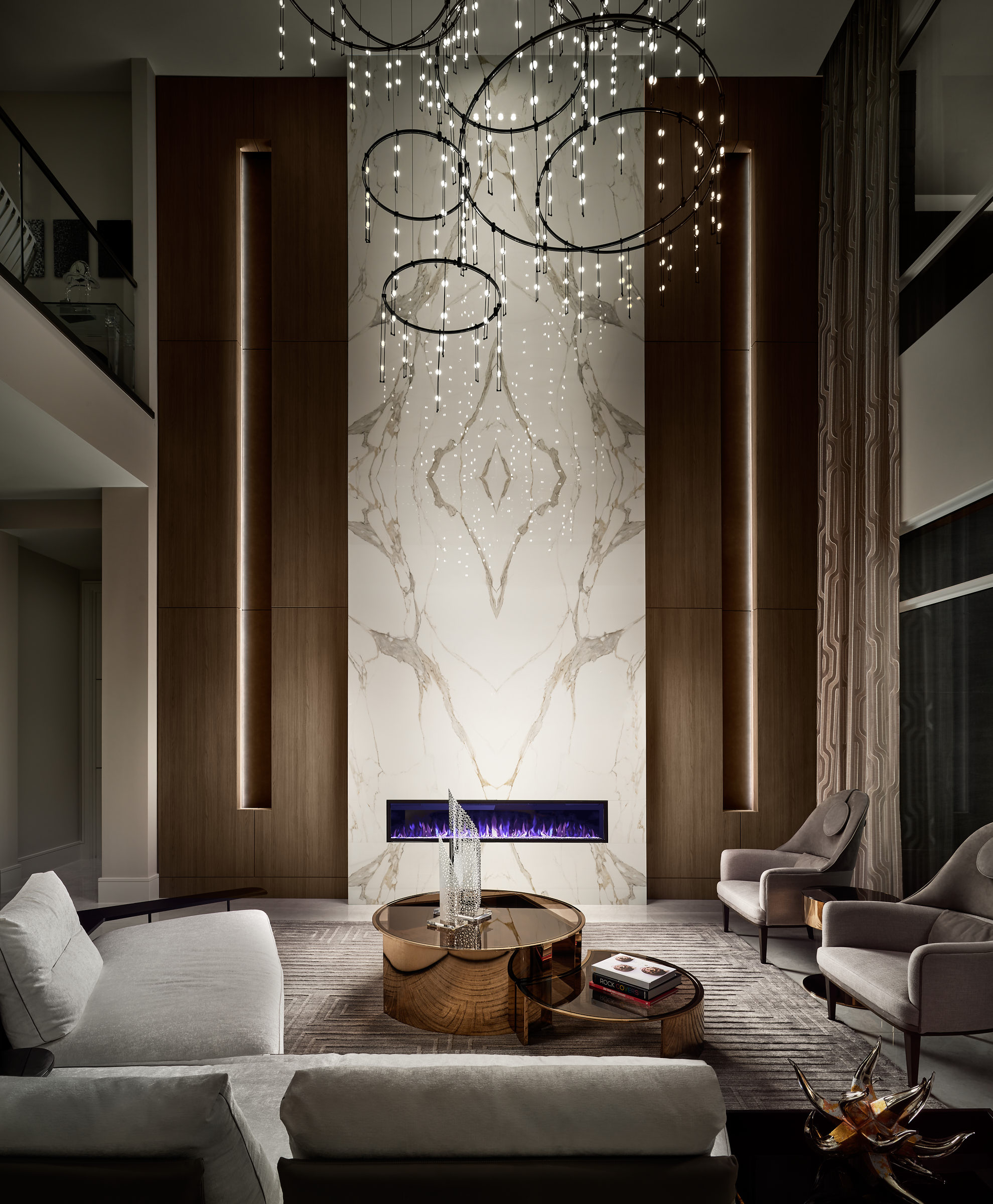 Interiors-by-Steven-G-Living-Fireplace-Calacatta-Marble