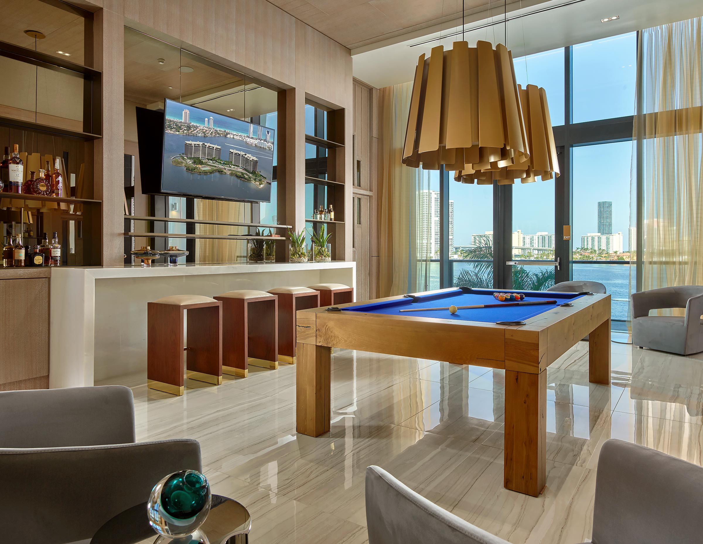 Prive-Condominium-Aventura-Florida-Billiard-Room