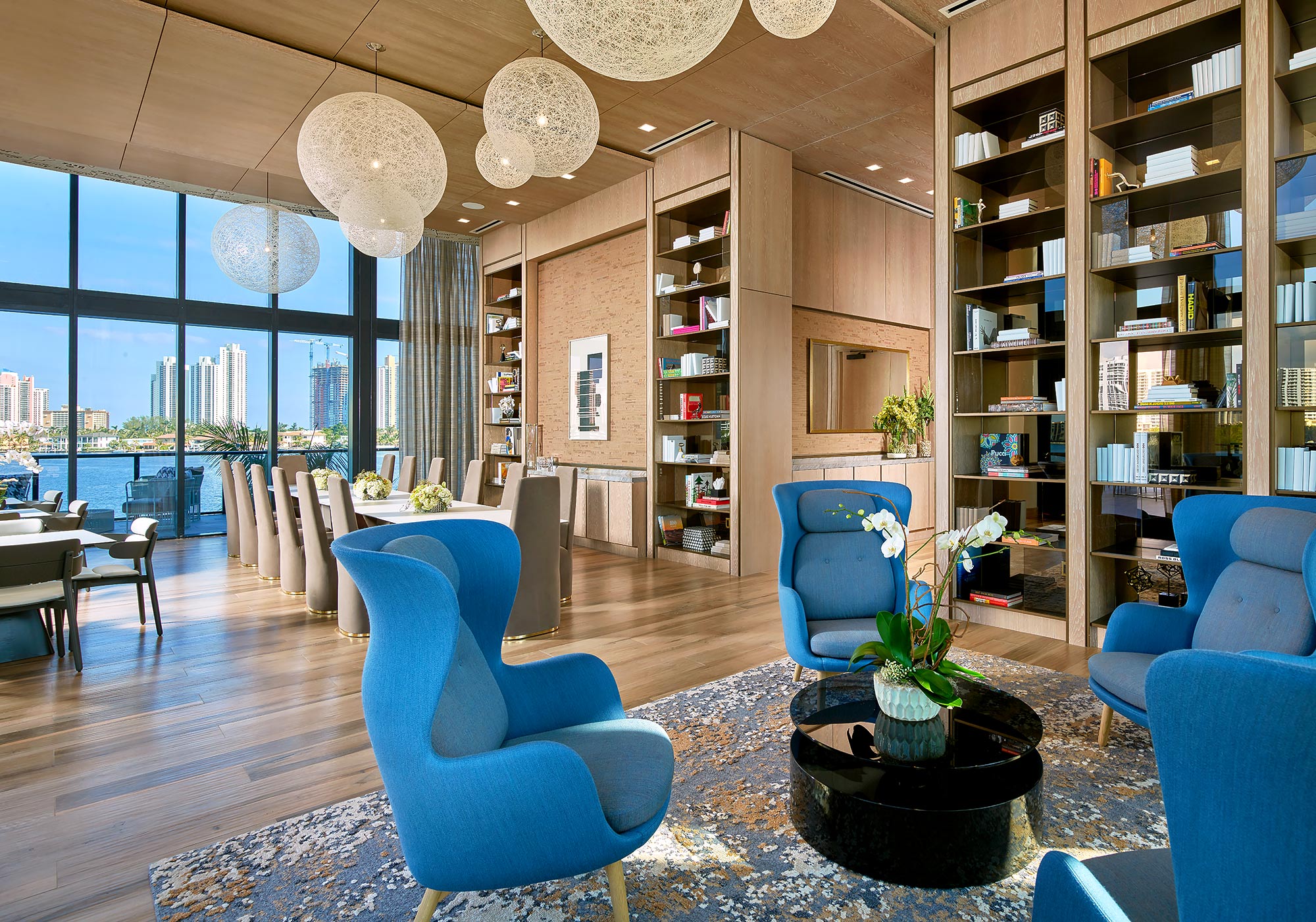 Prive-Condominium-Aventura-Florida-Library